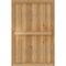 Ekena Millwork Framed Board-n-Batten Shutters, Rough Sawn Western Red Cedar, 26 7/8W x 41H, PR RBF06S26X041RWR - alternate 2